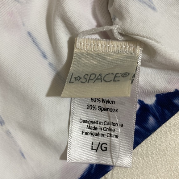L*SPACE Women's Wilder Top Tie-Dye Bikini Top Size L - Picture 5 of 8